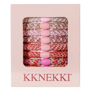Bon Dep - Set de 8 gomas para el pelo Kknekki Ballet Edition | Rosa Claro
