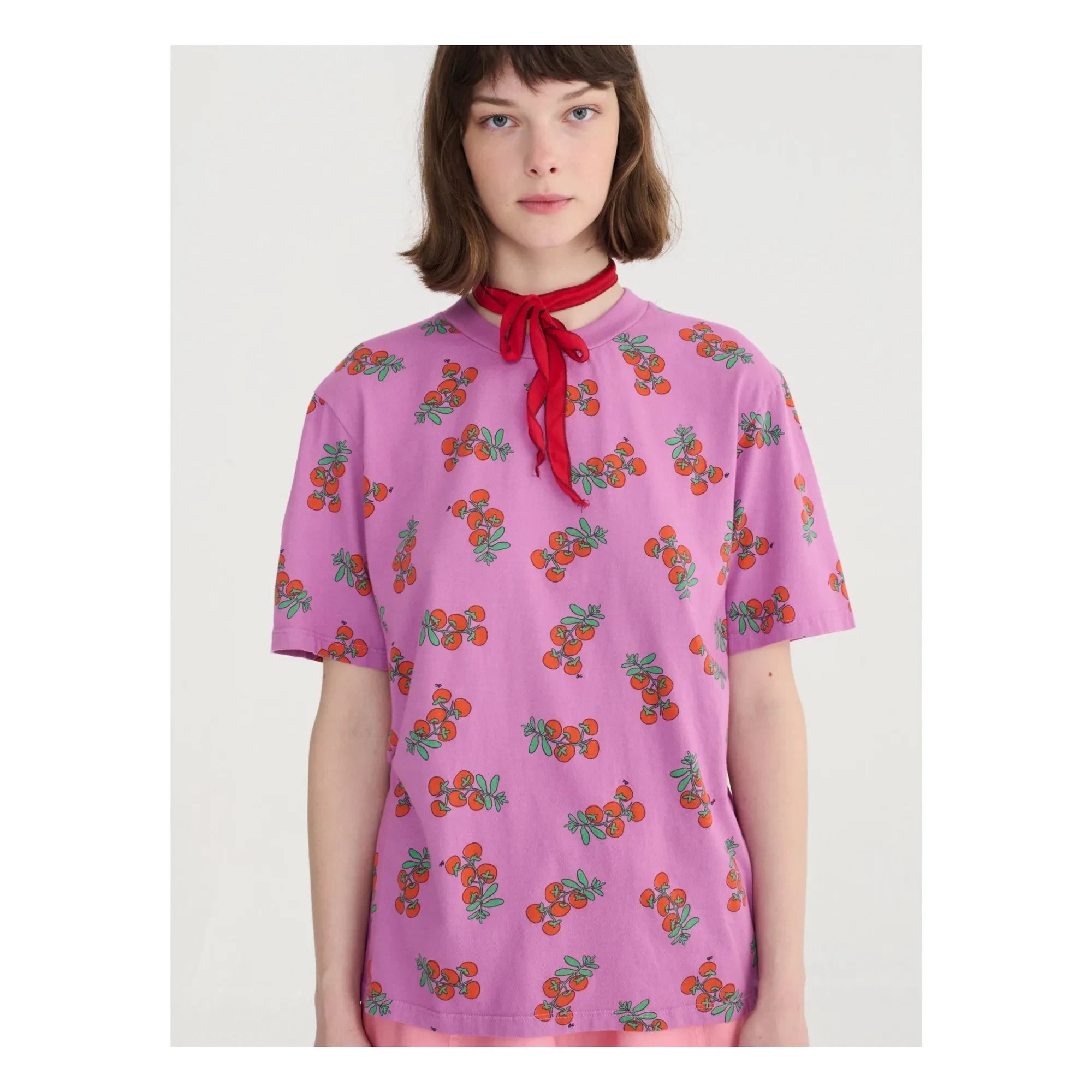Bobo Choses - Camiseta con estampado de tomate Algodón orgánico | Morado