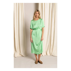 Smallable Woman - Vestido camiseta Edith | Verde pradera