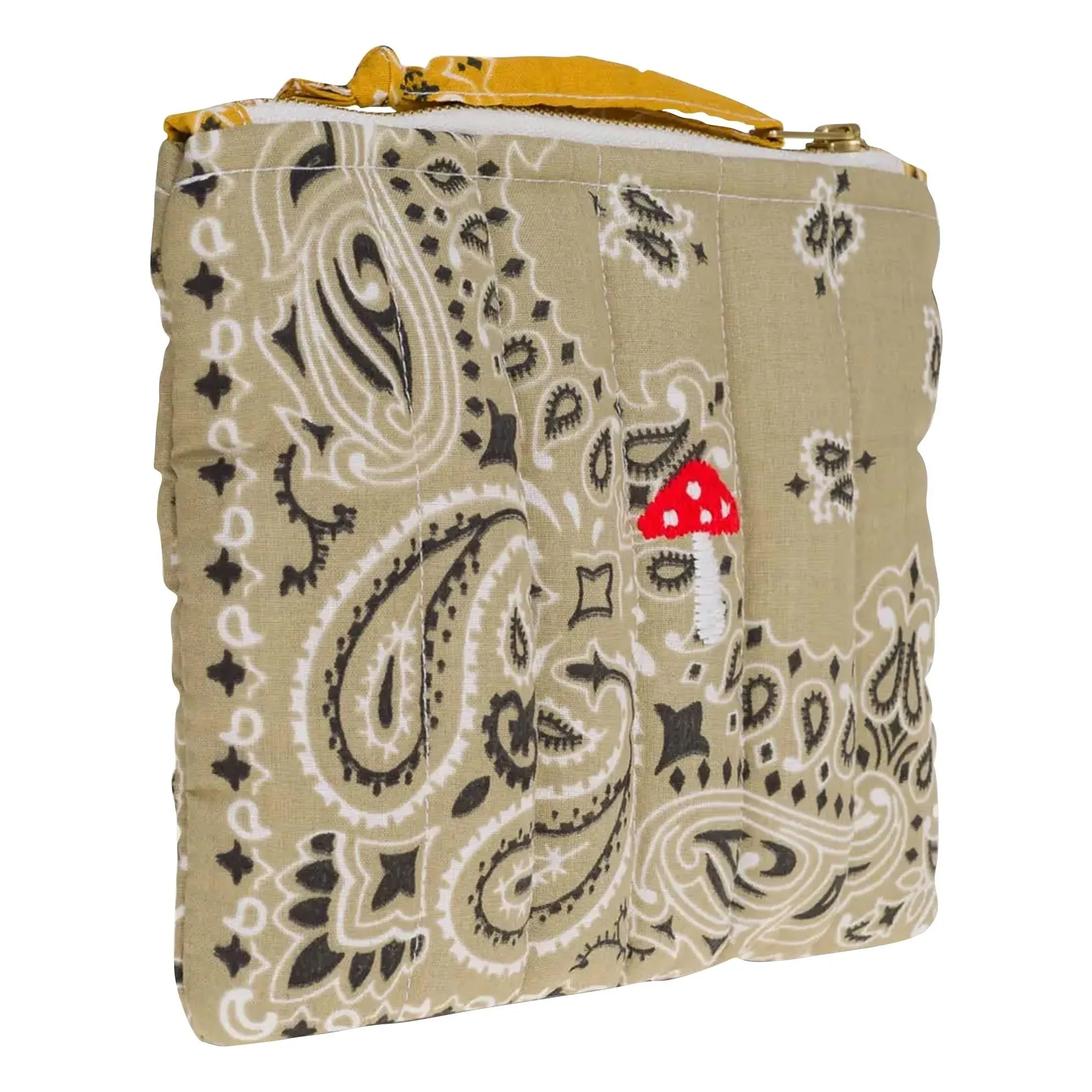 Call it by your name - Funda de corcho con mini cremallera | Beige