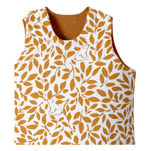 Saco de dormir de doble cara Les Petites Billes - Oursons | Caramelo