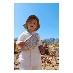 Studio Noos - Riñonera infantil Puffy Leopard | Beige