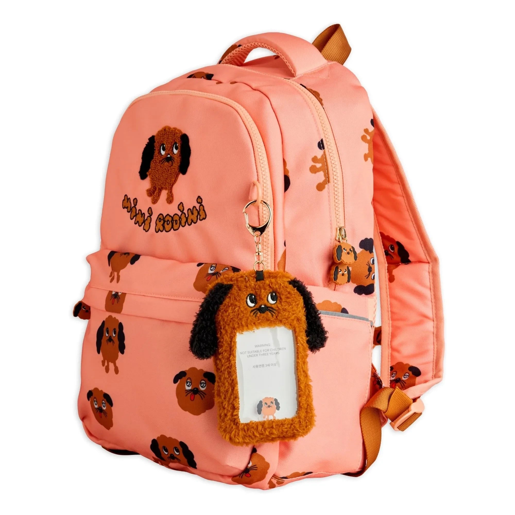 Mini Rodini - Mochila Doggies de Fibra Reciclada | Rosa Claro