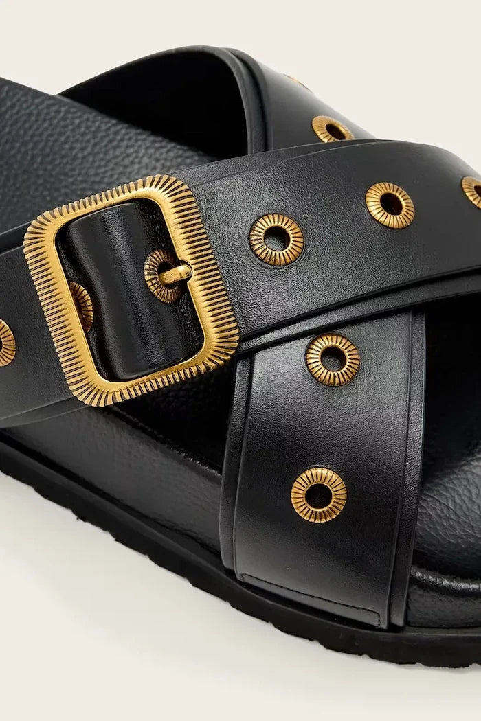 Sandalias planas estilo cowboy Suki de cuero de AllSaints