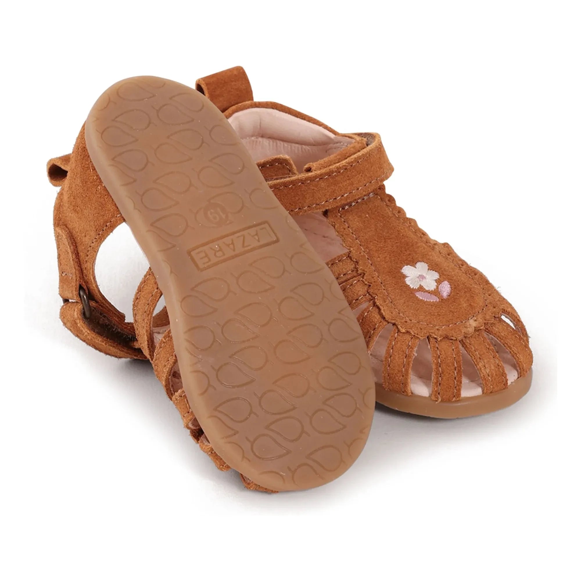 Sandalias Lazare - Colette bordadas con flores | Camel