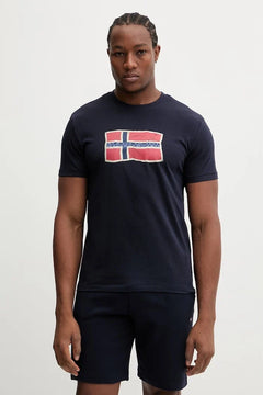 Camiseta de algodón Napapijri MAHSA