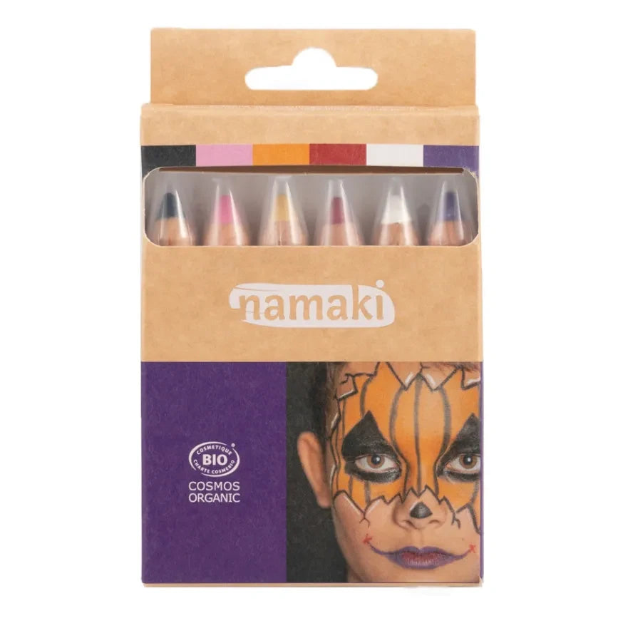 Namaki - Lápices de maquillaje para Halloween - Set de 6
