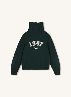Zadig & Voltaire - Jersey truckneck de lana 1997 | Verde
