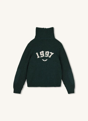 Zadig & Voltaire - Jersey truckneck de lana 1997 | Verde