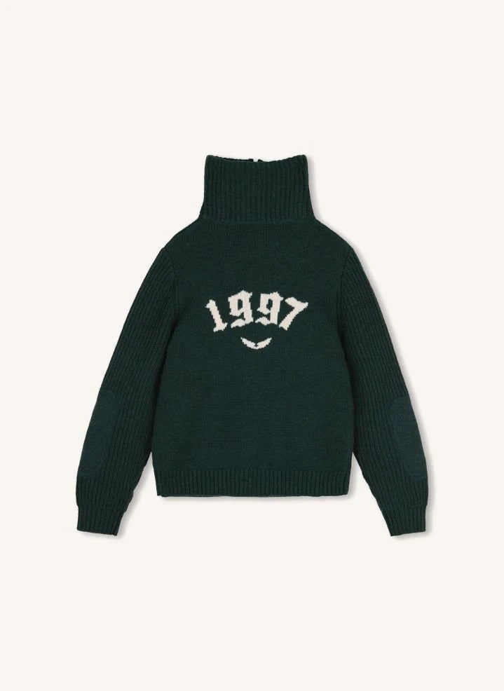 Zadig & Voltaire - Jersey truckneck de lana 1997 | Verde