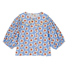 Hola Simone - Blusa Floreada Pia | Azul