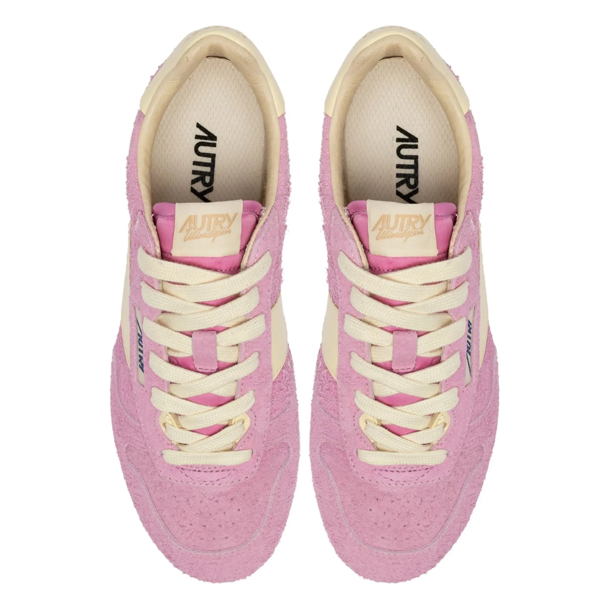 Autry - Zapatillas deportivas Windspin Low de ante y piel bicolor | Rosa