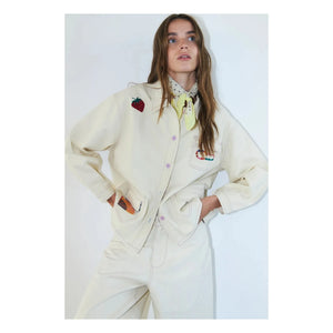 Lollys Laundry - Chaqueta de algodón April | Crema