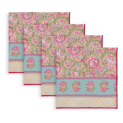 Louise Misha - Servilletas Carlotta - Set de 4 | Amarillo