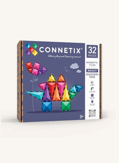 Connetix - Paquete de Descubrimiento - 32 Piezas | Pastel