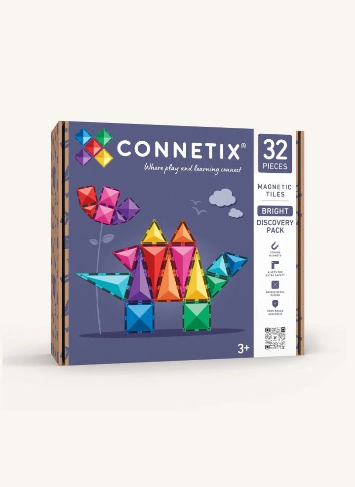Connetix - Paquete de Descubrimiento - 32 Piezas | Pastel