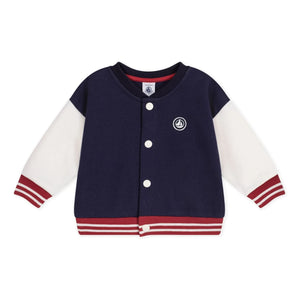 Petit Bateau - Organik Pamuk Teddy Ceket | Gece mavisi