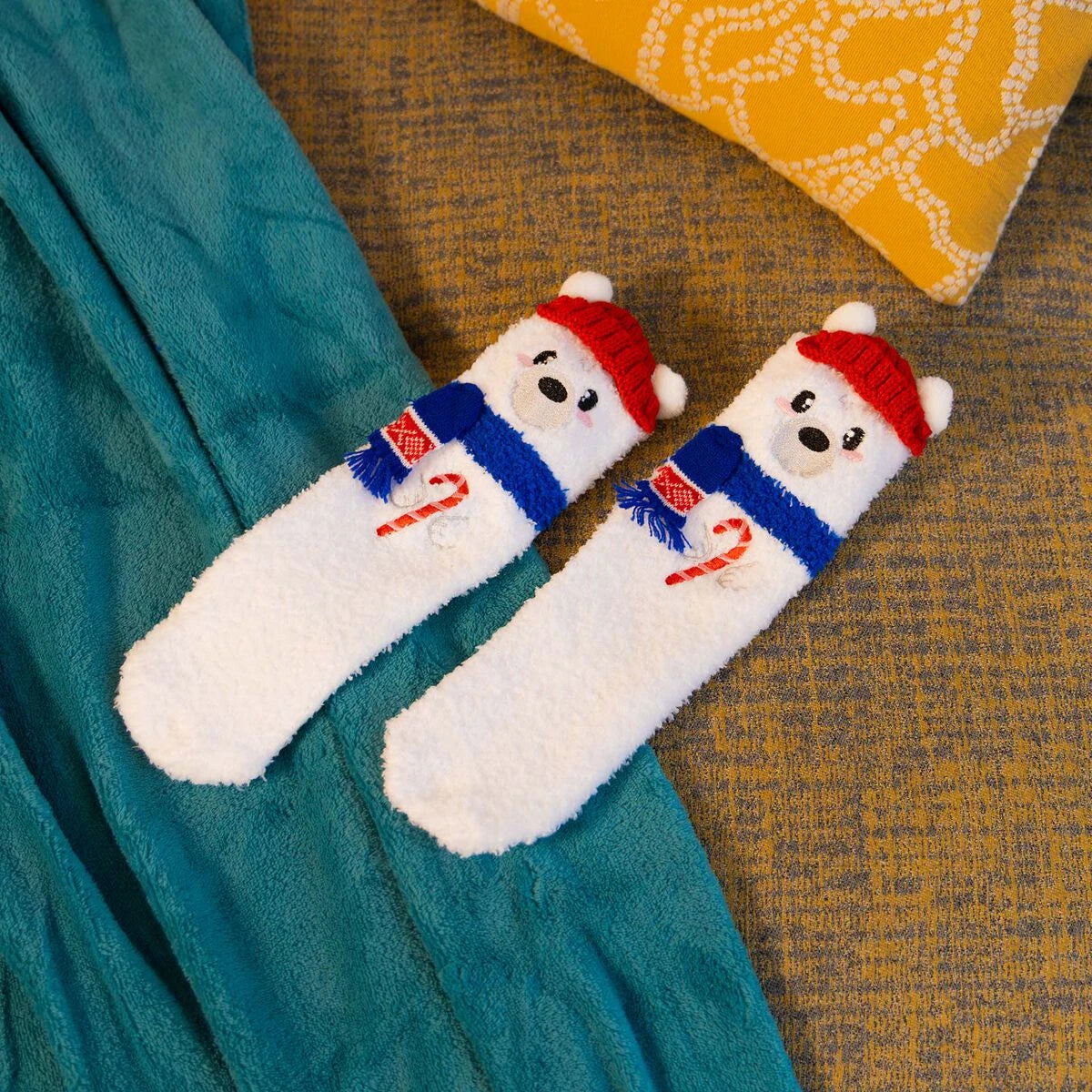 Legami - Adult Noel Slipper Calcetines Oso Polar - ¡Una Ajuste Perfecto!