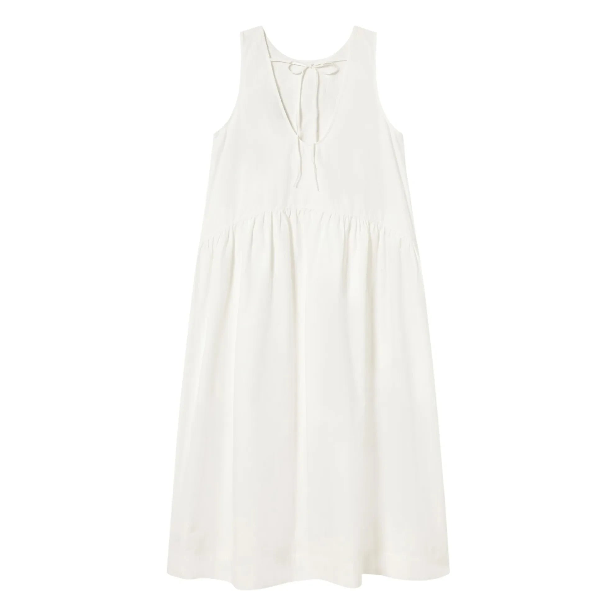 The Tiny Big Sister - Vestido de algodón | Blanco roto