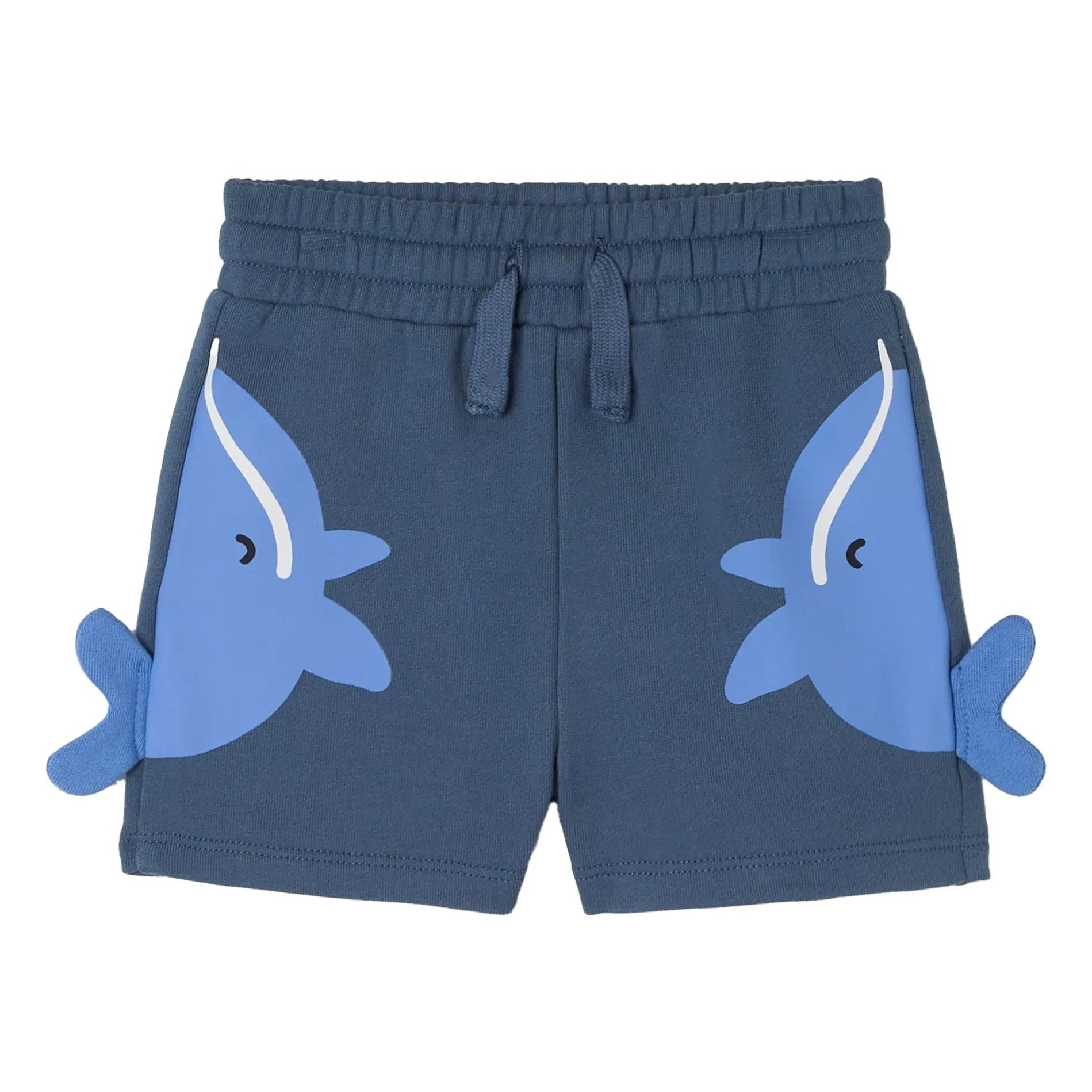 Stella McCartney Kids - Detalles de ballenas cortas | Azul