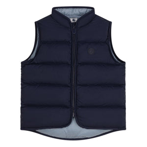 Petit Bateau - Chaleco Tacaire sin mangas | Azul marino