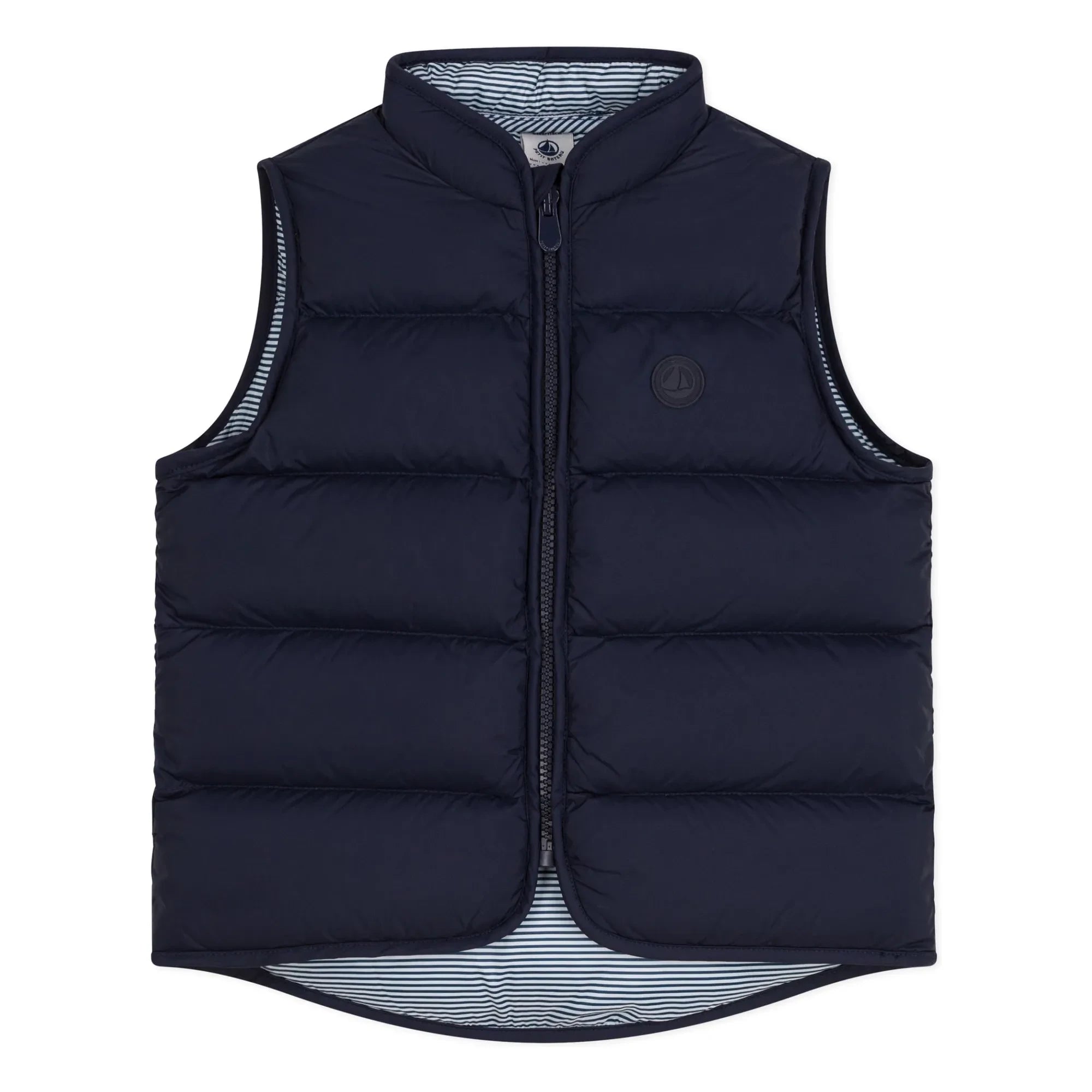 Petit Bateau - Chaleco Tacaire sin mangas | Azul marino
