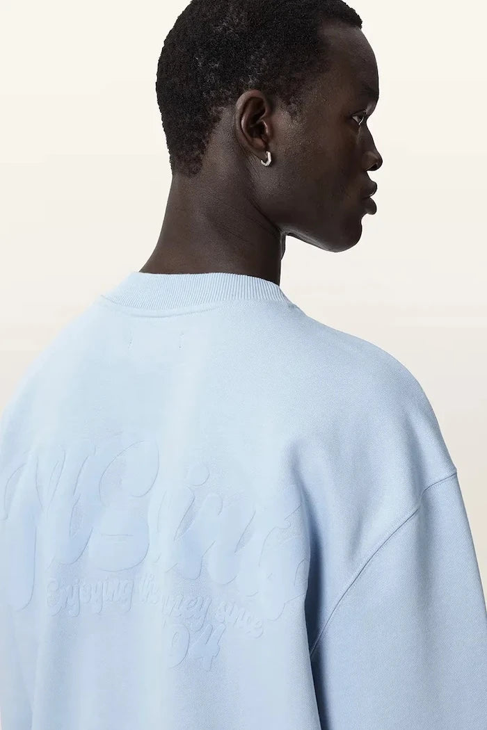 Sudadera extragrande de algodón AllSaints ODYSSEY para hombre