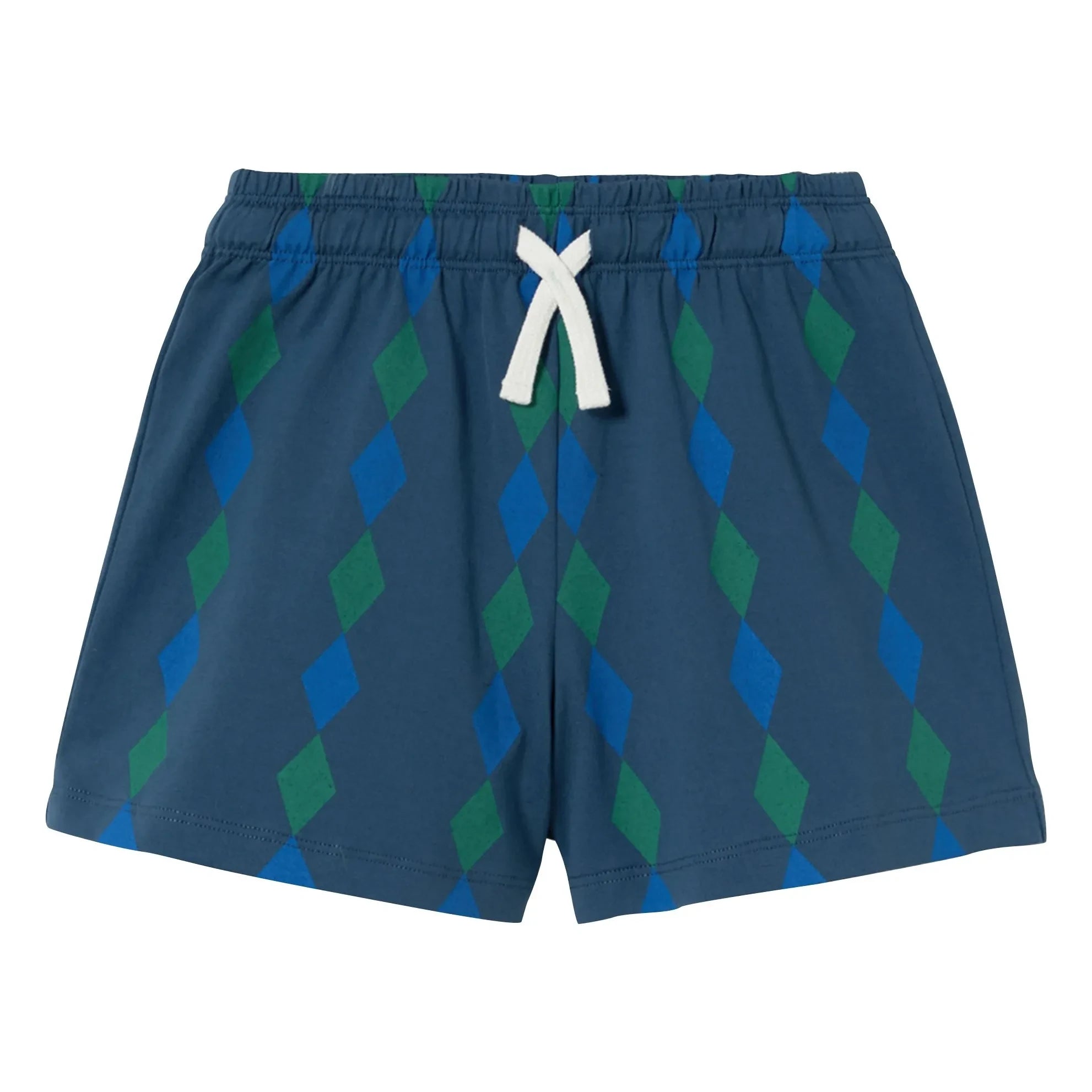 Tinycottons - Pantalones cortos de algodón orgánico Losange | Azul