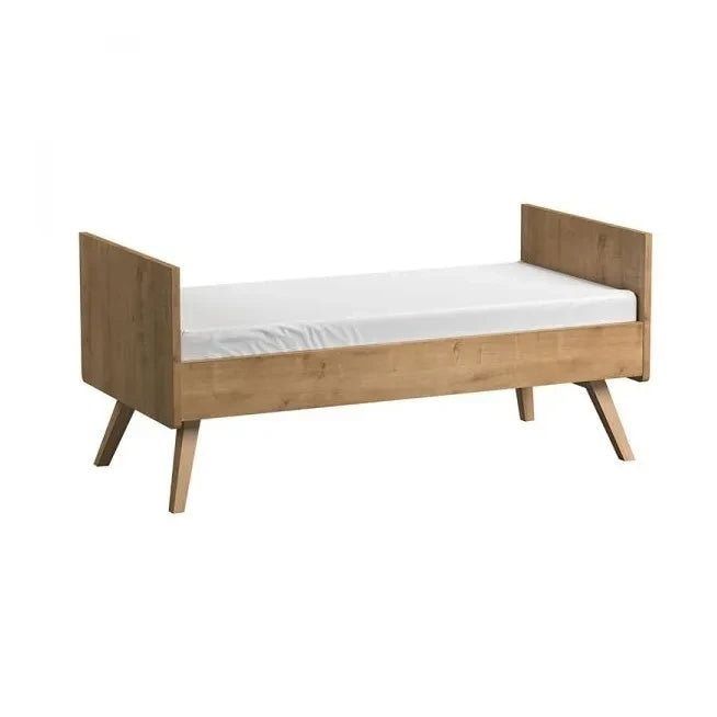 VOX - Cama Vintage Regulable - 70 x 140 cm | Roble