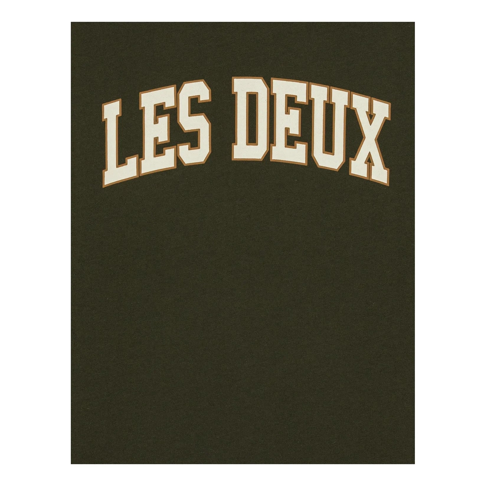 Les Deux - Les Deux Organik Pamuk College Tişört | Haki