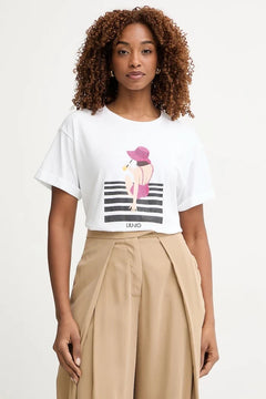 Camiseta de mujer Liu Jo de algodón y elastano