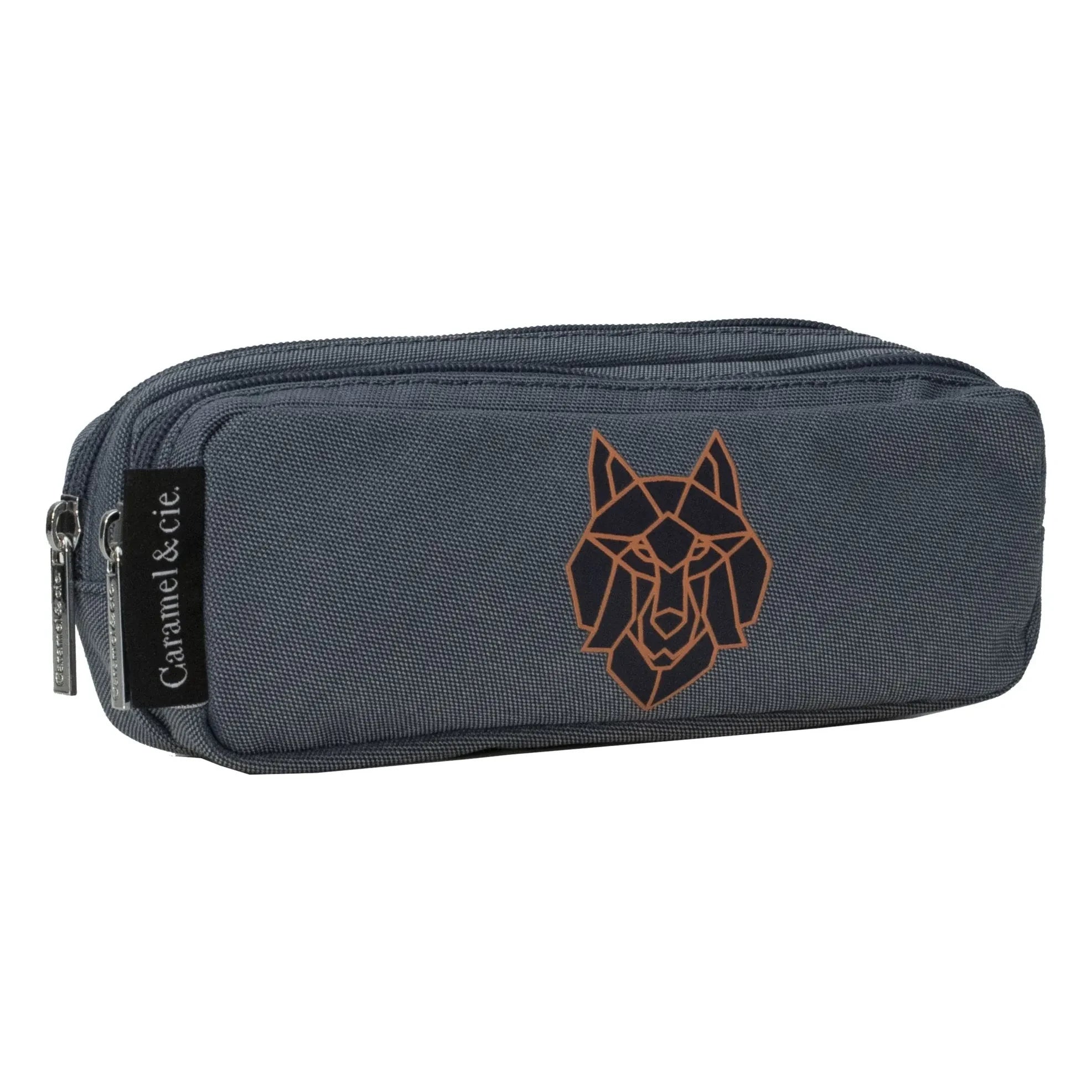Caramel & Cie - Estuche de doble lobo | Azul
