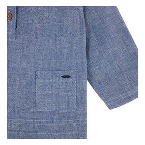 Emile et Ida - Jersey azul liso