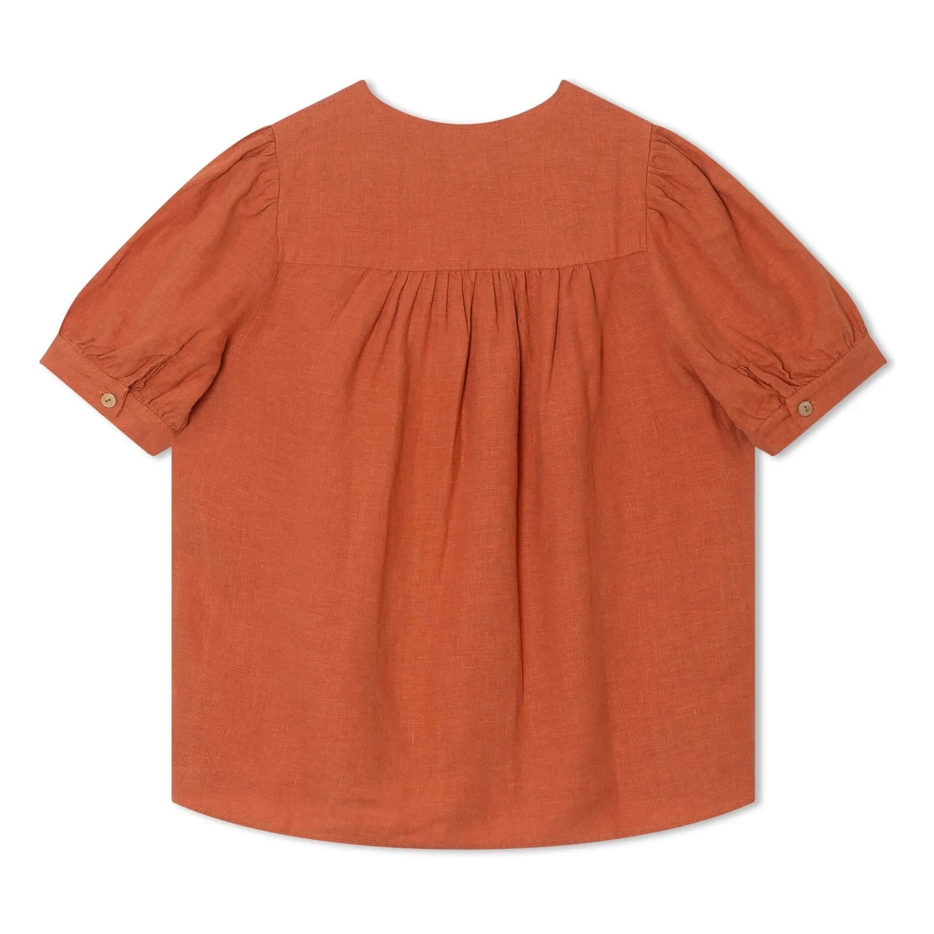 Matona - Blusa de lino de diario | Lila