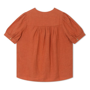 Matona - Blusa de lino de diario | Lila
