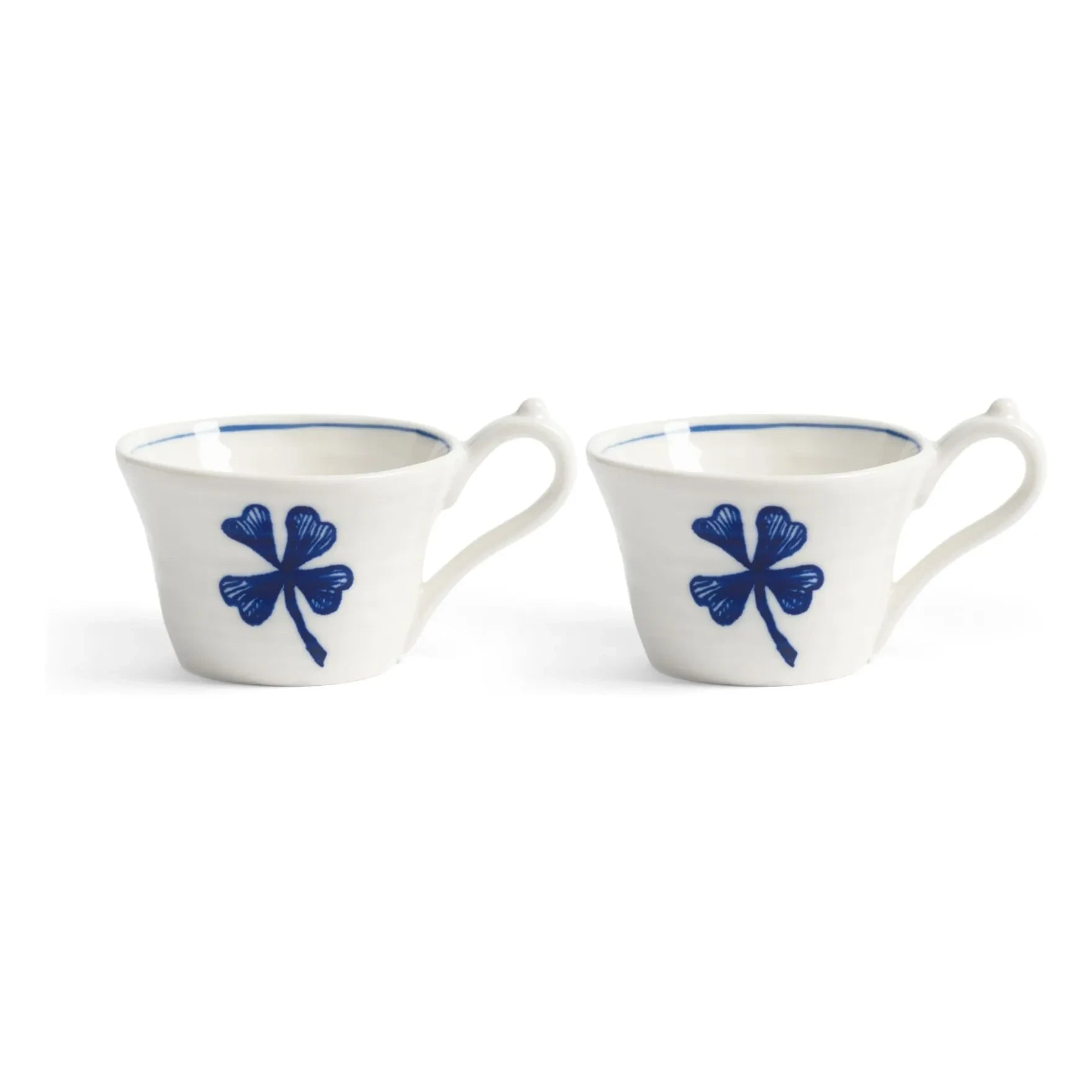 &Klevering - Tazas de porcelana Anouk - Juego de 2 | Azul