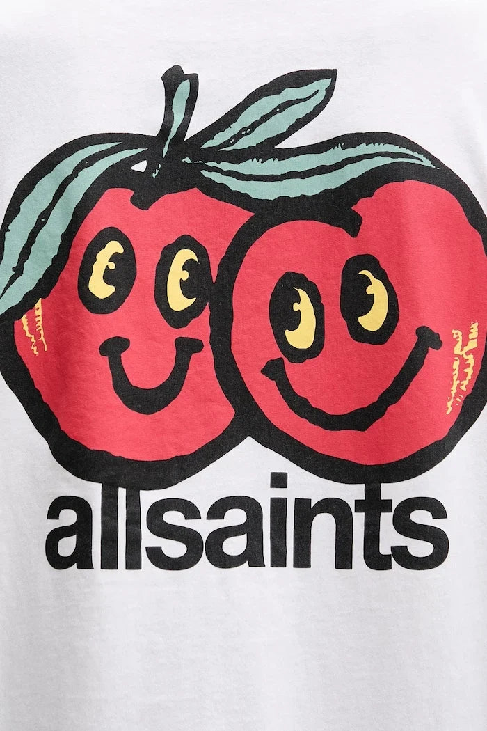 AllSaints camiseta básica de algodón para hombre MUTUAL