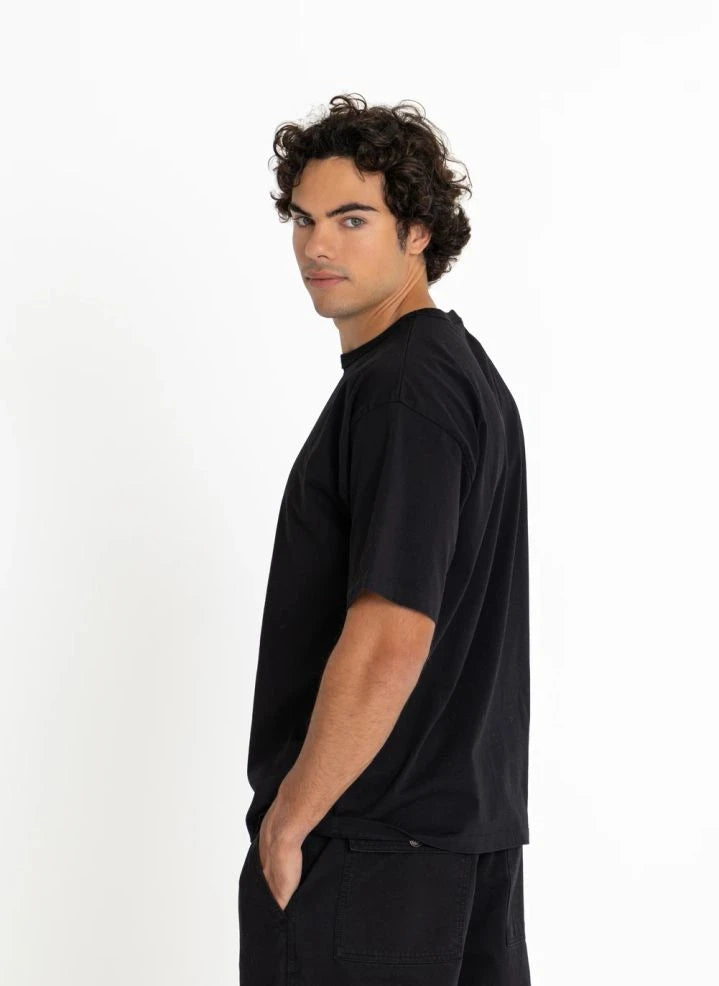 Smallable Man - Solal Camiseta de Algodón Orgánico | Negro