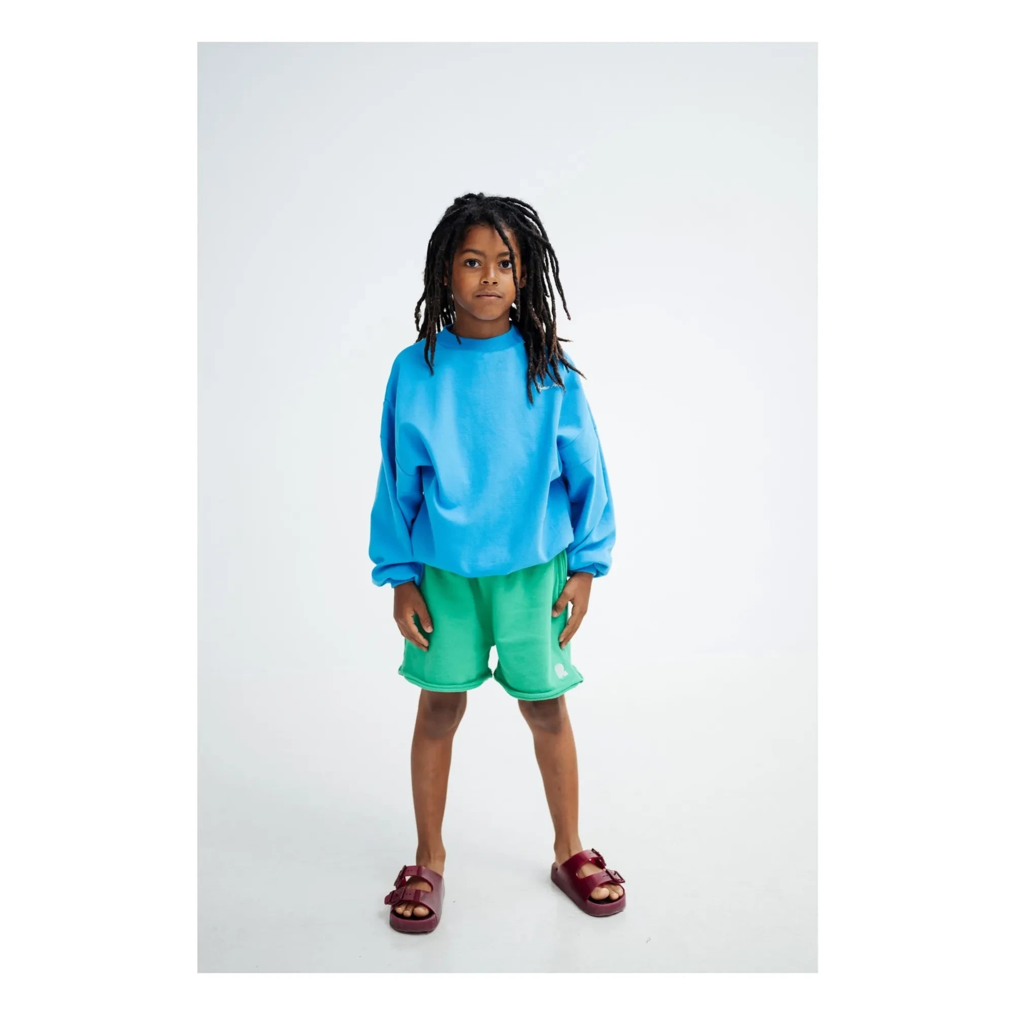 Repose AMS - Pantalón corto Jogger R de algodón orgánico | Verde