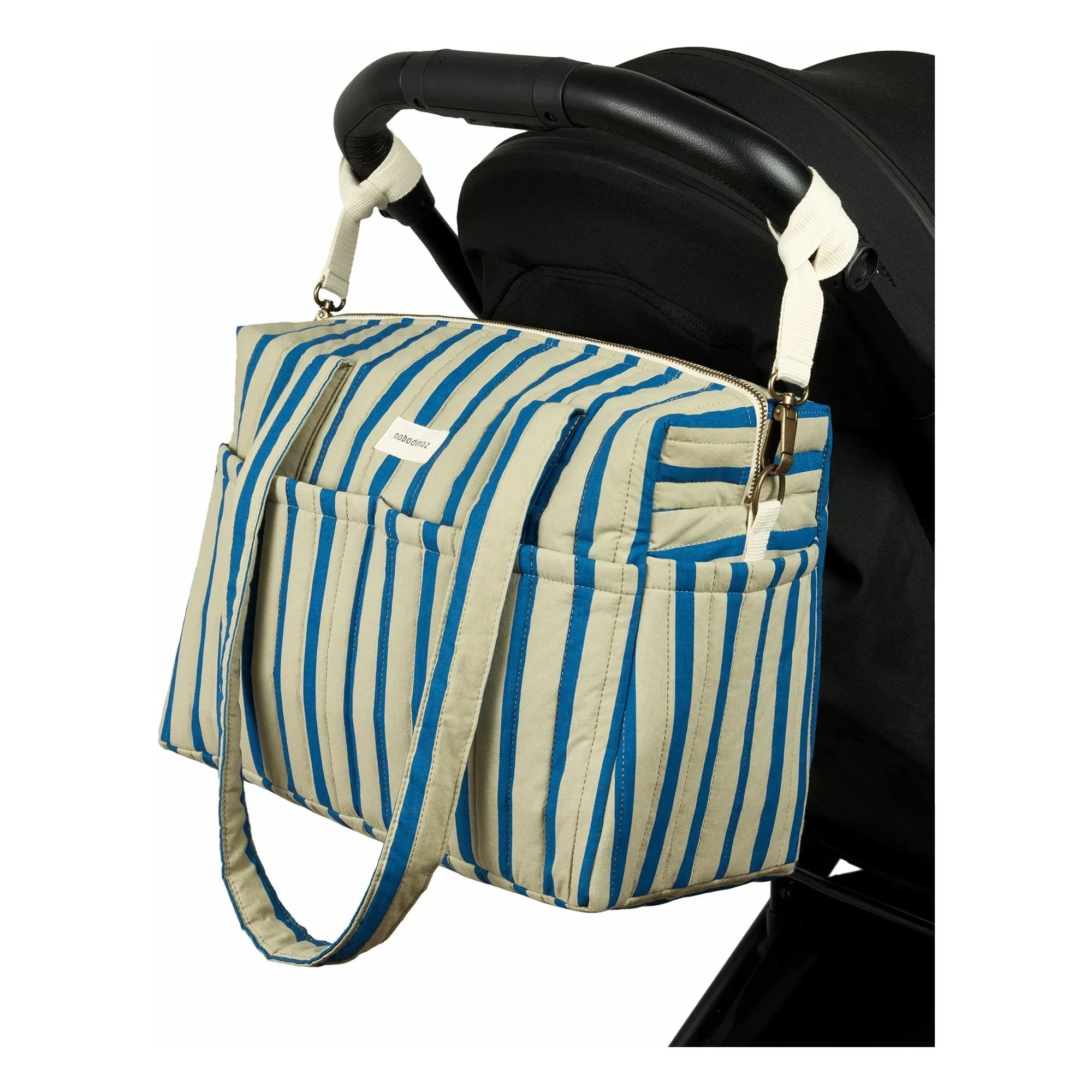 Nobodinoz - Bolso para cochecito Stories | Azul