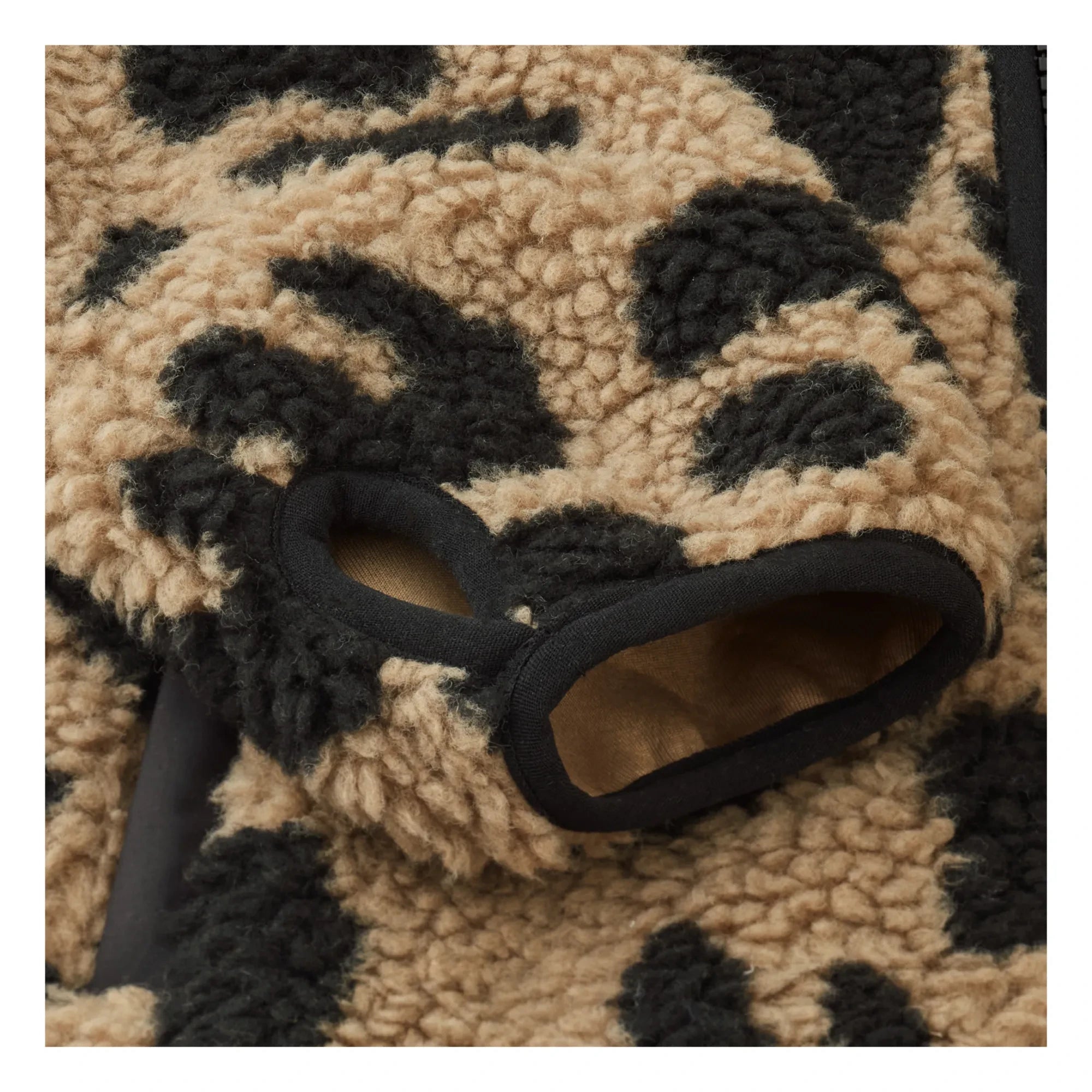 Liewood - Chaqueta de leopardo de piel sintética Nolan de materiales reciclados | Marrón