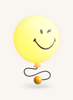 MOB - Bubbly Aplique de Pared - MOB x Smiley World | Amarillo