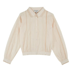 Emile et Ida - Blusa Vintage de Algodón | Crema