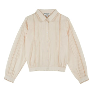 Emile et Ida - Blusa Vintage de Algodón | Crema