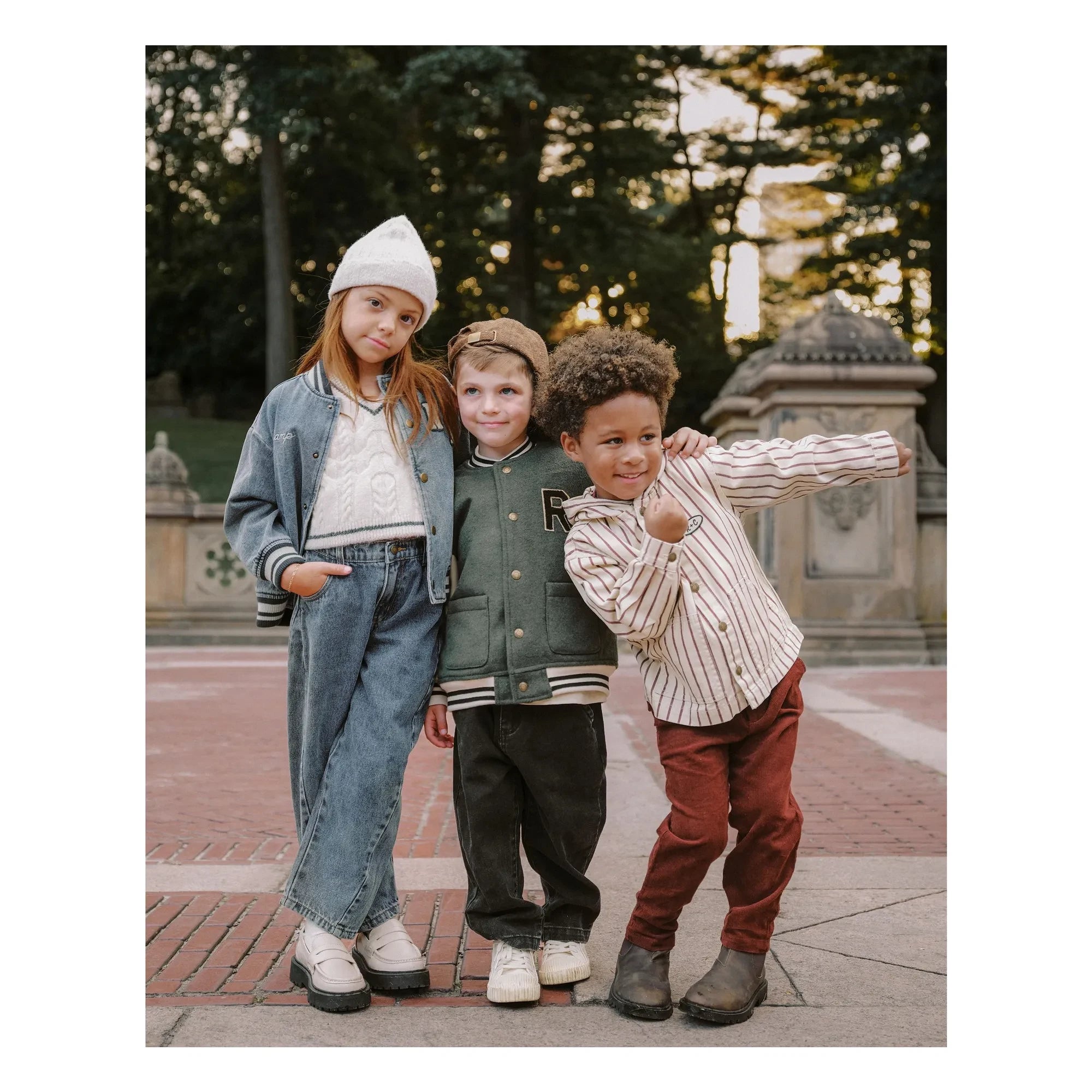 Rylee + Cru - Chaqueta verde de estilo universitario