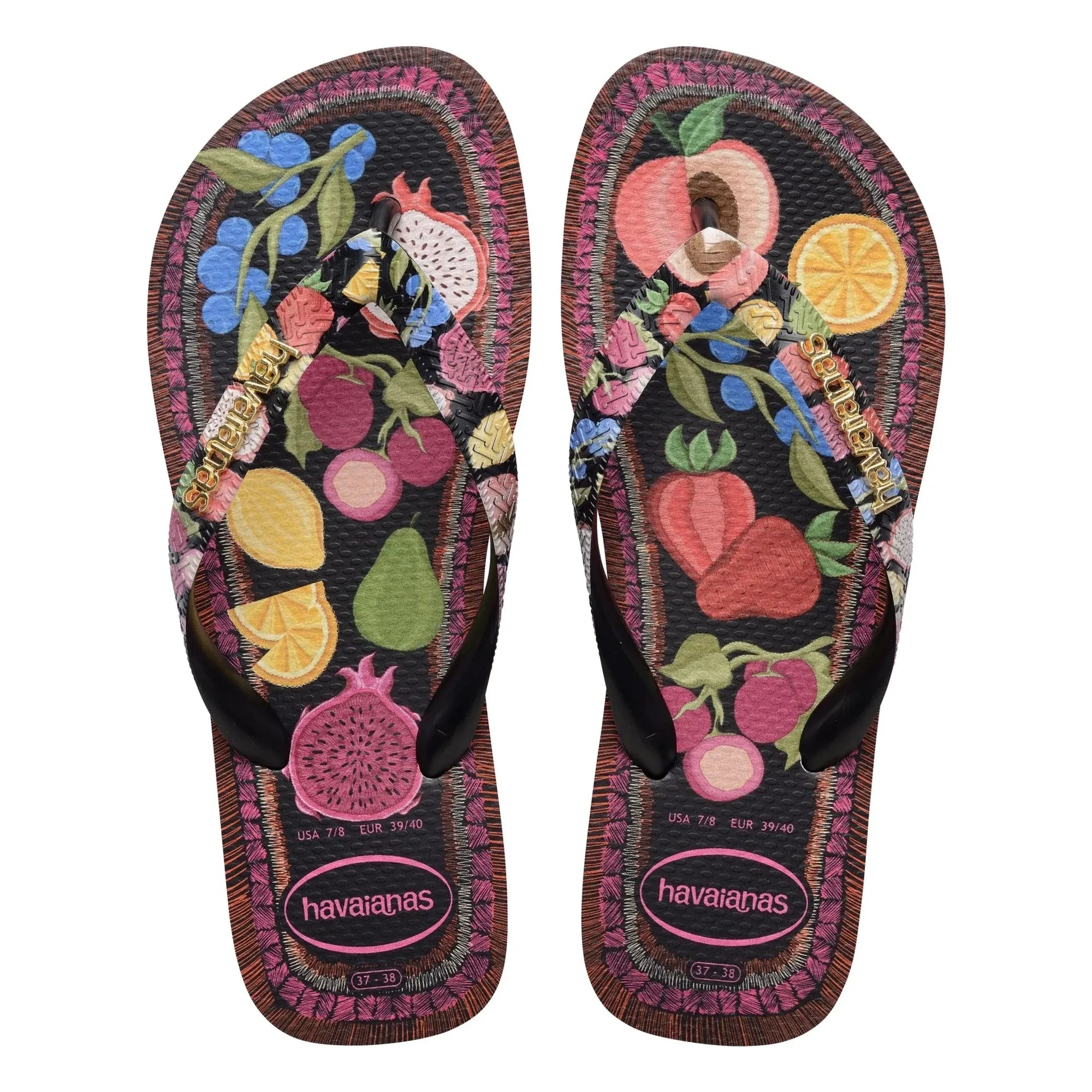 Havaianas - Chanclas Top Tropicalia Vibes | Negro
