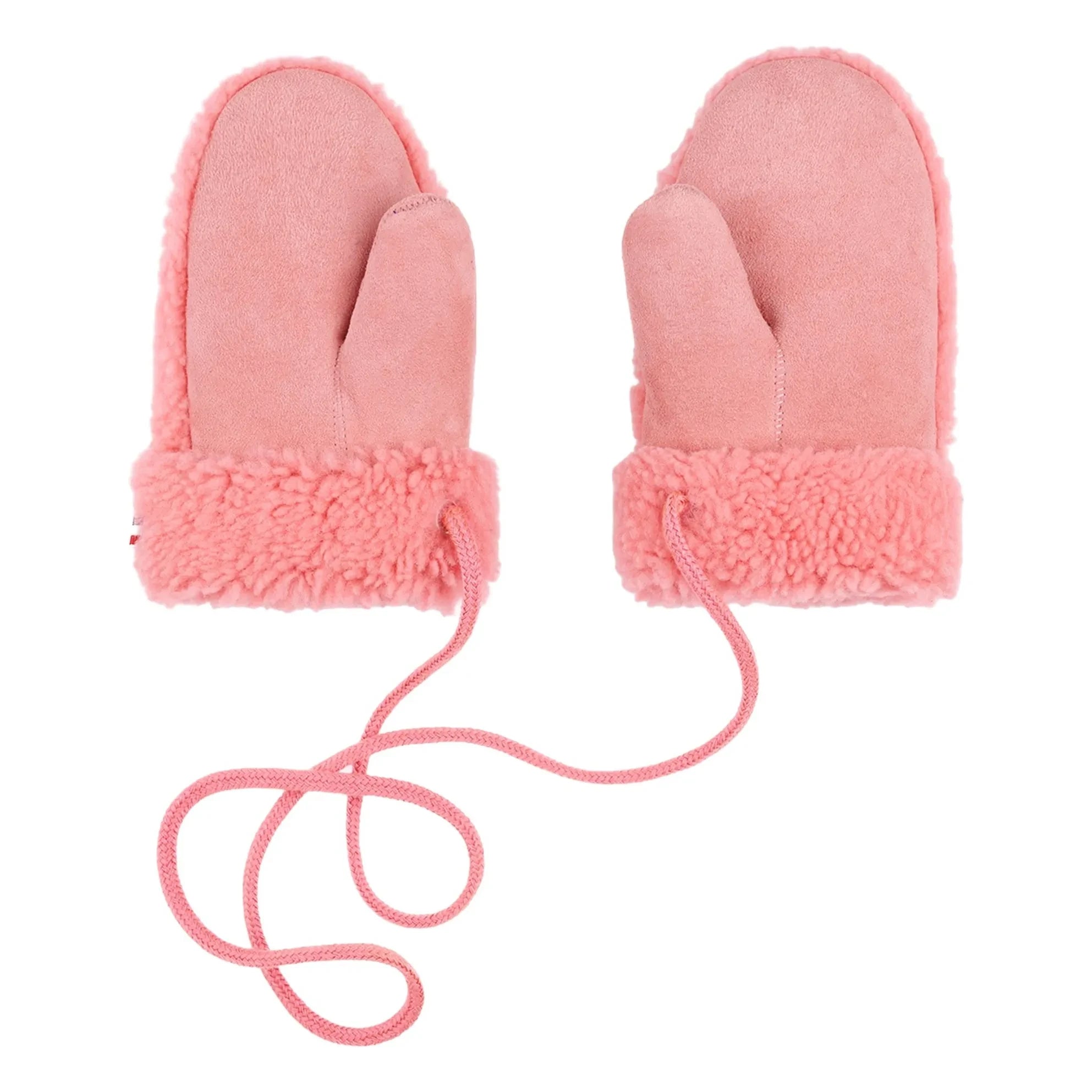 ILDA'S sheep - Guantes de merino Teddy Peau Lainée - Colección infantil | Rosa
