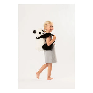 Wild & Soft - Mochila panda | Negro/Blanco