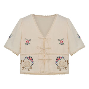 the new society - Blusa Narcise Pamuk | Crudo