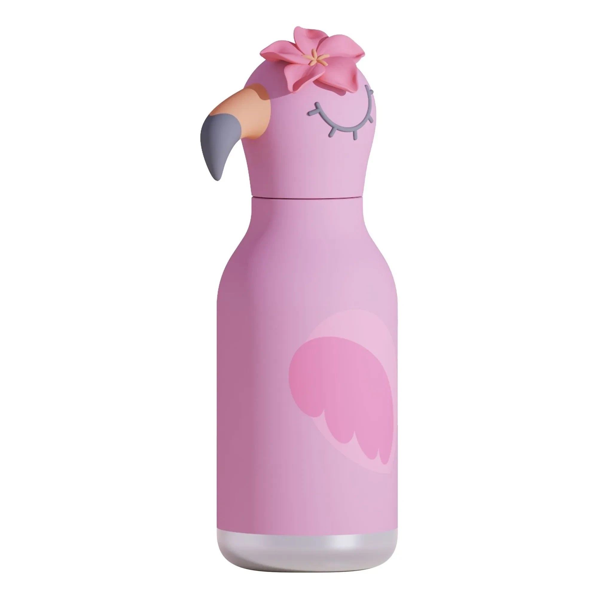 Asobu - Botella de agua de acero inoxidable Flamenco Rosa | Rosa